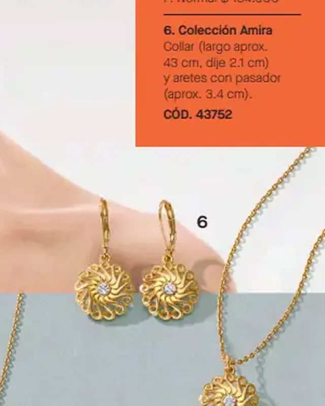 Colección Amira - Collar + aretes