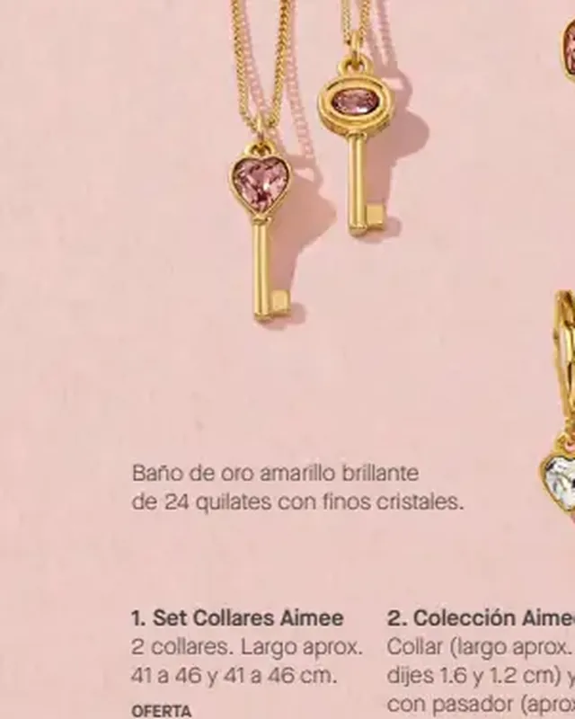 Colección Aimee - Collar + aretes