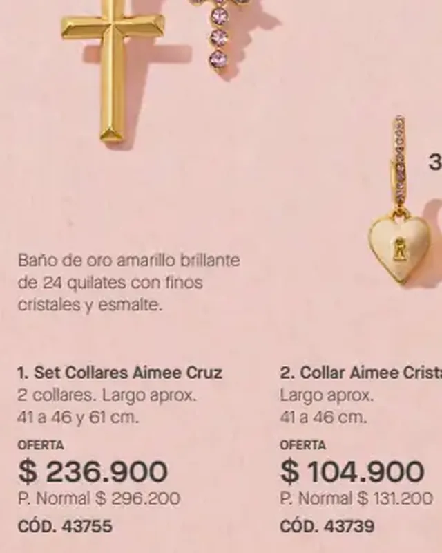 Set Collares Aimee Cruz - 2 collares