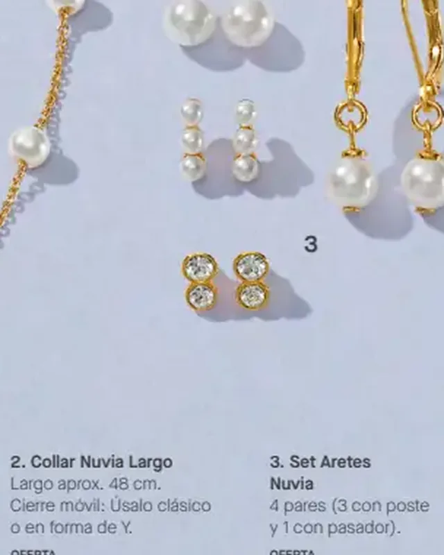 Set Aretes Nuvia - 4 pares