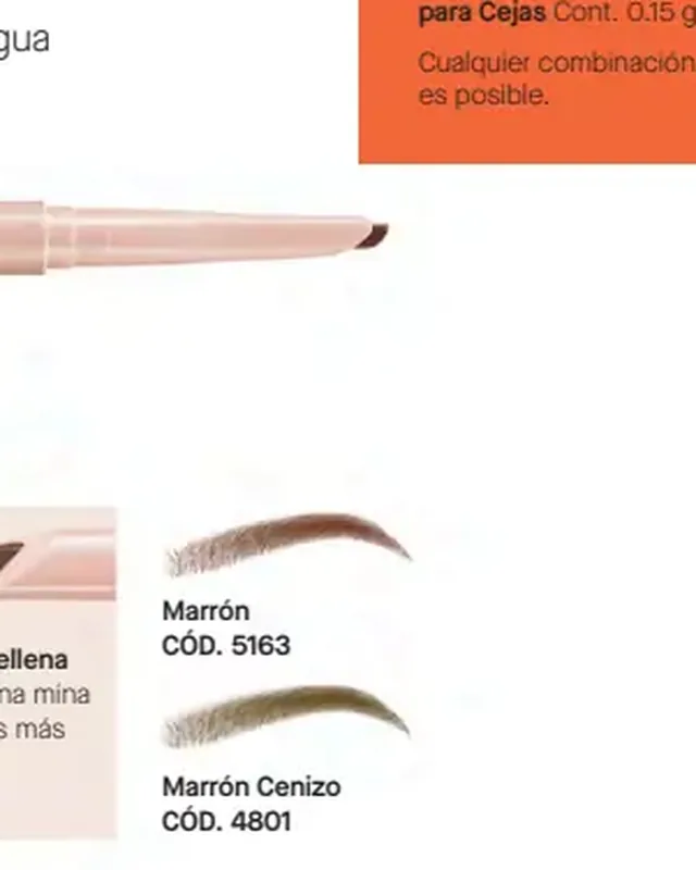Delineador Retráctil para Cejas - Marrón Cenizo