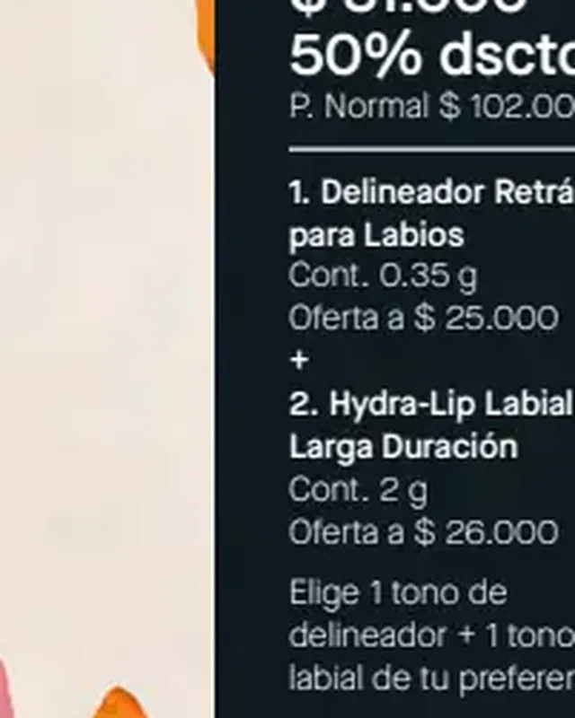 Delineador Retráctil para Labios - Rojo